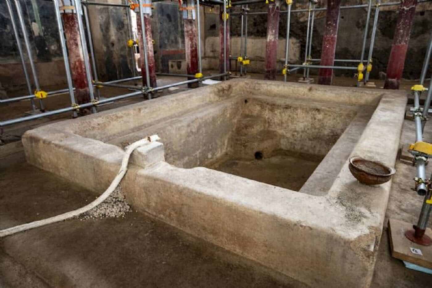 Scavi di Pompei: scoperto un complesso termale