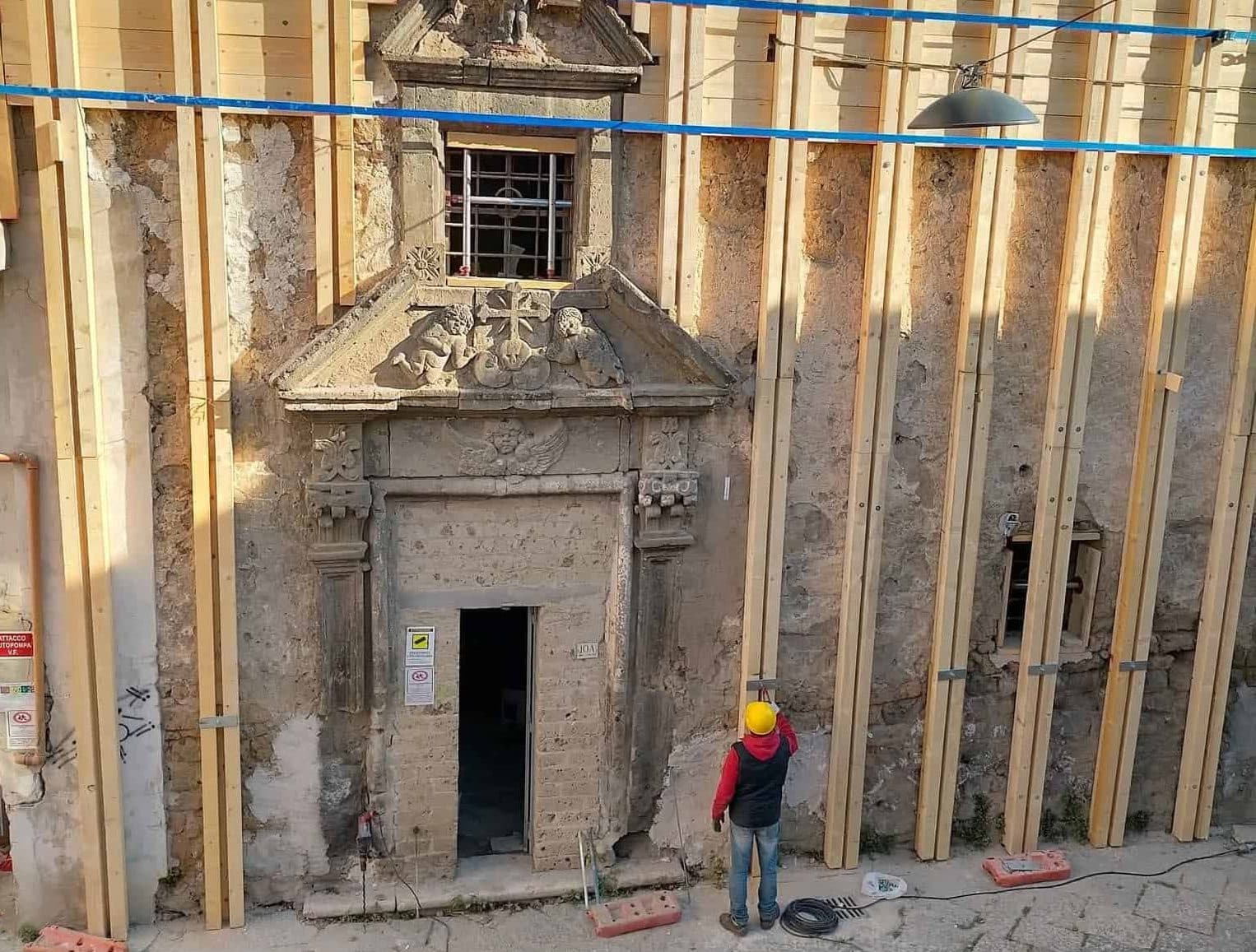 Caserta: ricordate la Cappella San Donato? Cominciata la messa in sicurezza