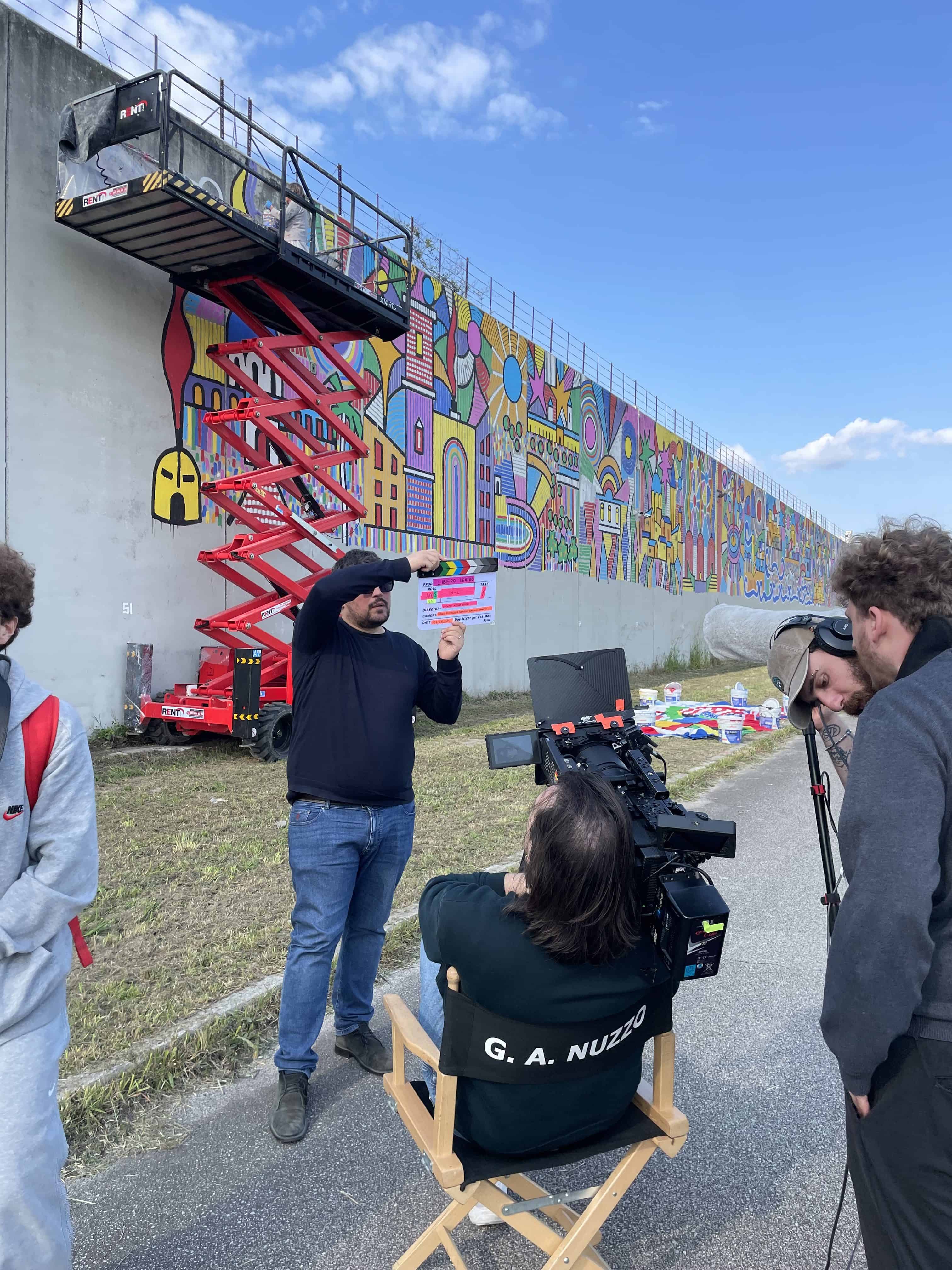 Murales Alessandro Ciambrone: al via le riprese del documentario dal carcere