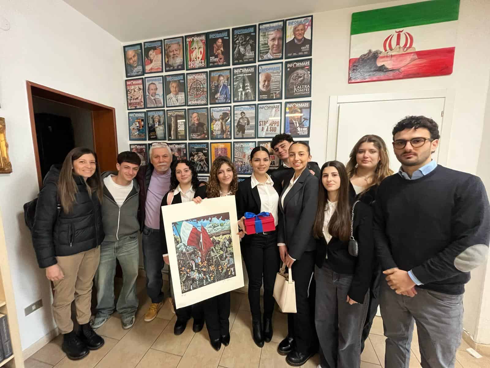 Gli studenti del liceo "Galilei" di Piedimonte Matese in visita da Informare