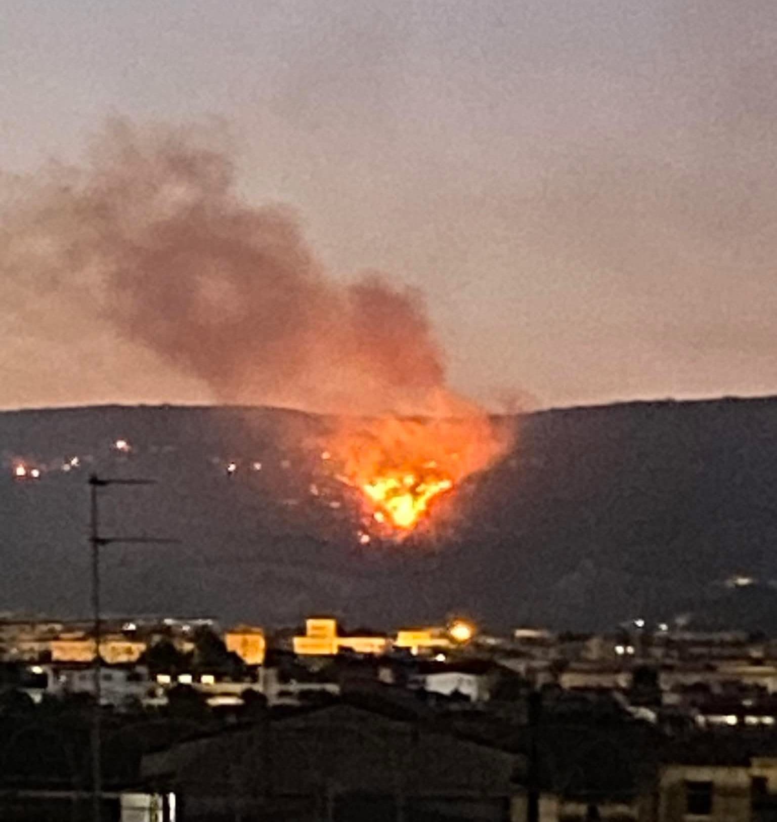 Colli Tifatini, un paradiso in fiamme