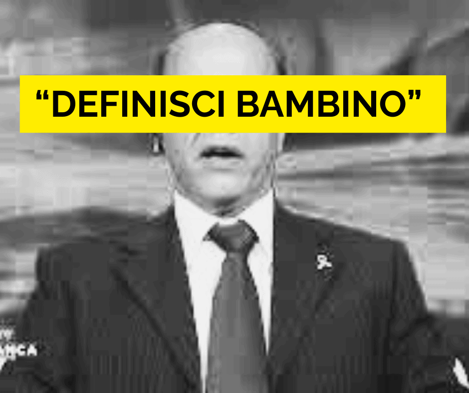 Ho trovato la fine dell’umanità nella frase: “Definisci bambino”