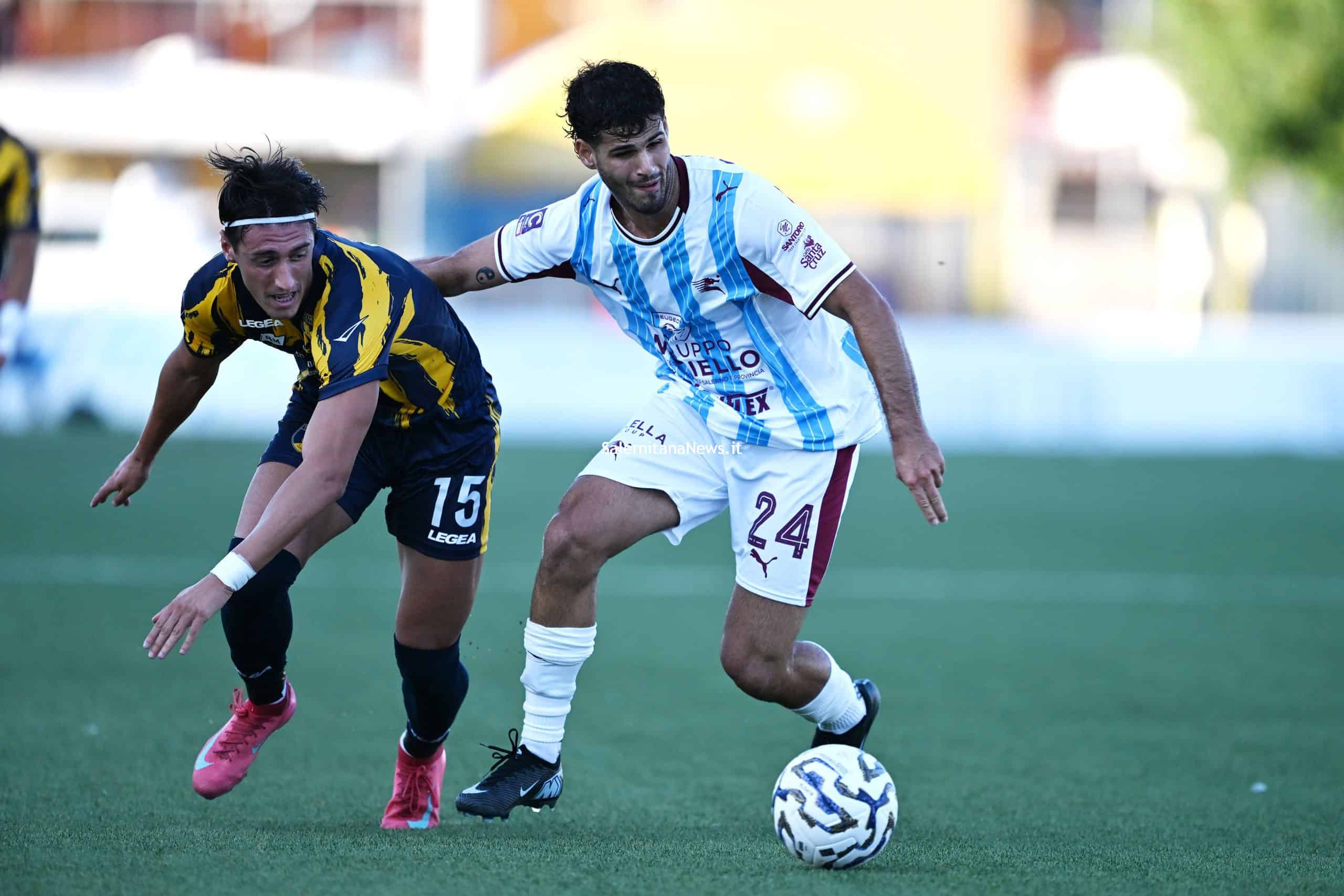 Il Giugliano non resiste alla Salernitana: De Cristofaro espugnato per 2-1