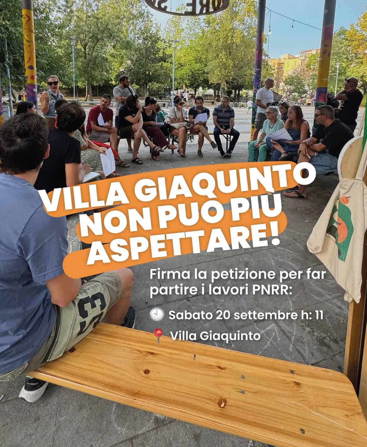 Villa Giaquinto, un bene comune sotto pressione