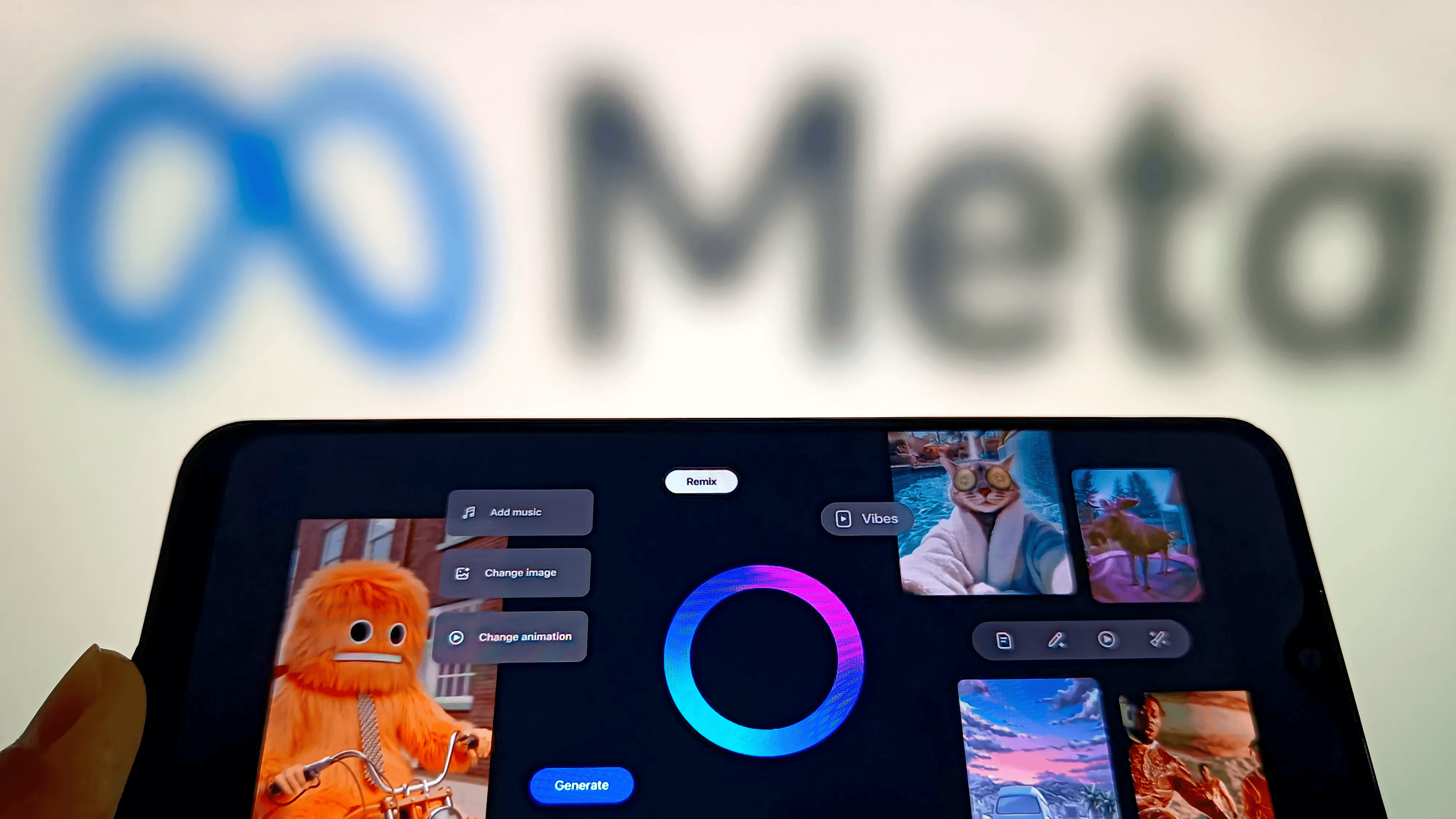 Meta introduce il primo social media basato sull'IA