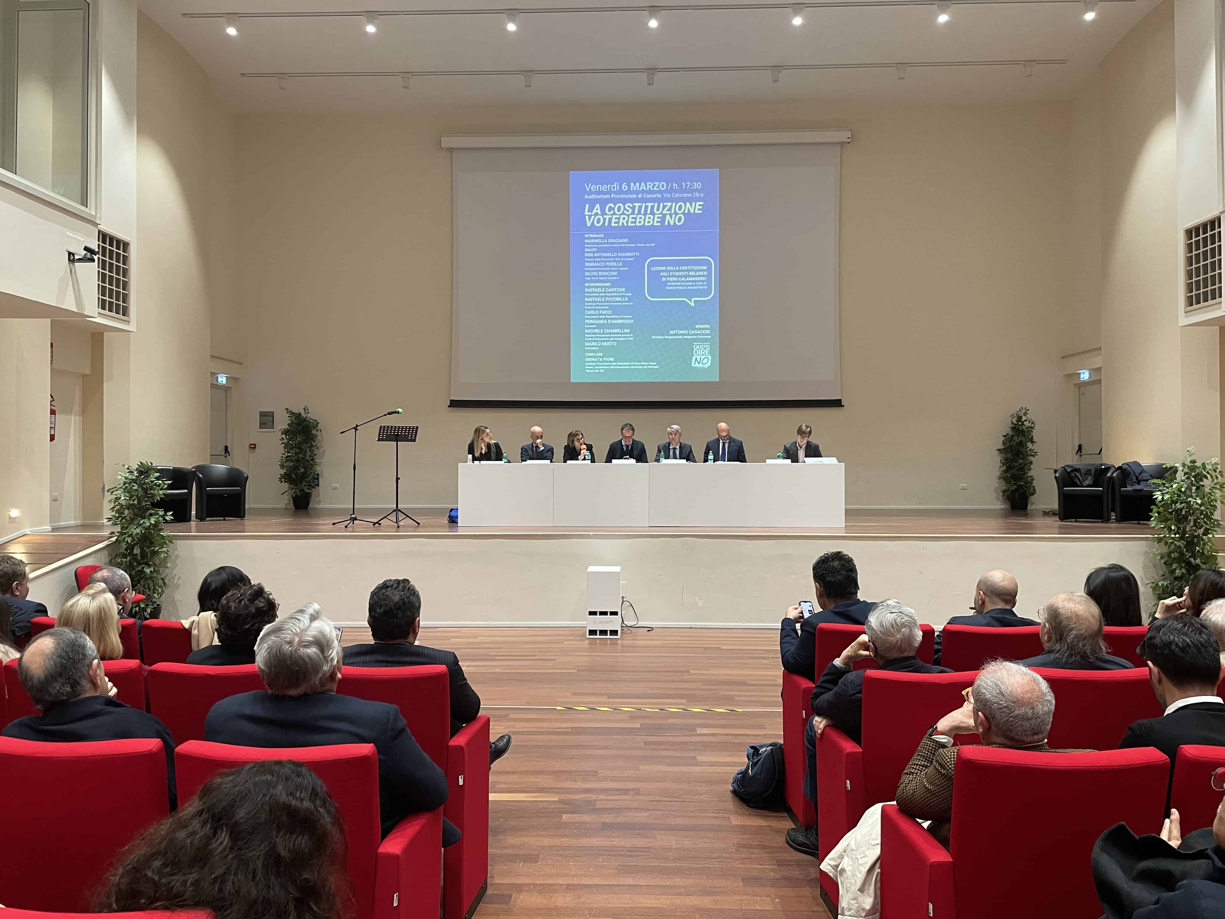 Referendum Giustizia: "La Costituzione voterebbe No" a Caserta