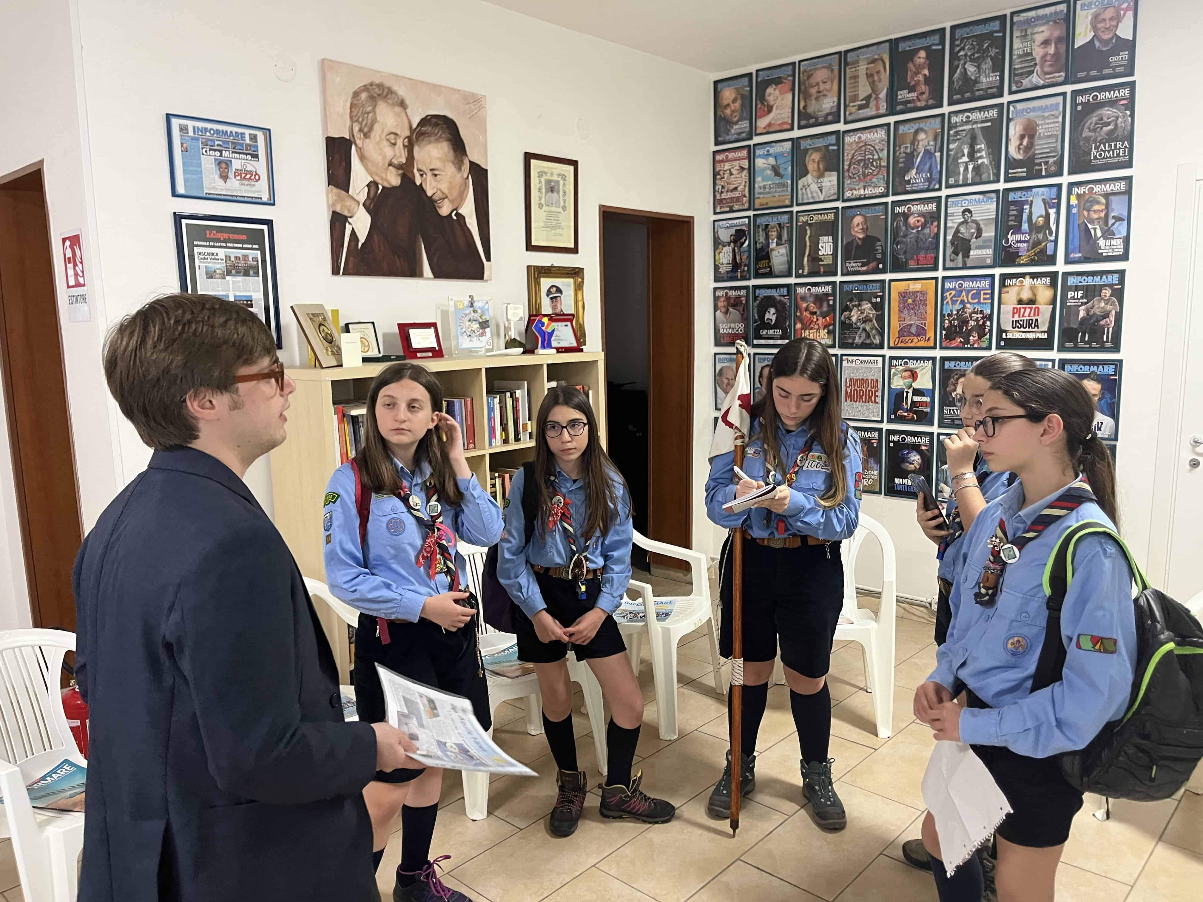 Informare incontra la Squadriglia Aquile del Gruppo Scout Teano I