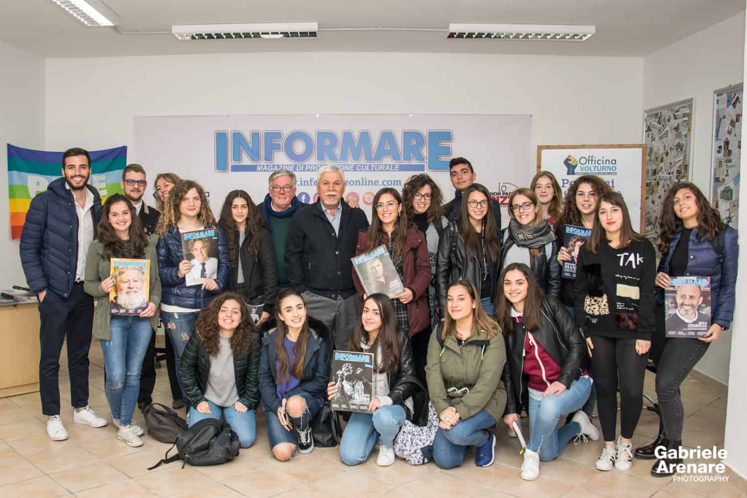 L'associazione Centro Studi Officina Volturno "Percorsi di Legalità" Liceo Classico "Galileo Galilei" di Piedimonte Matese (CE)