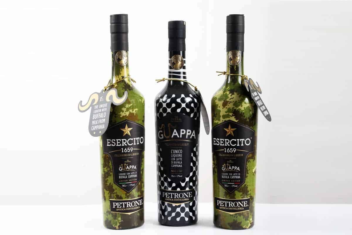 "Guappa" della Distilleria Petrone si “arruola” e indossa la mimetica del brand Esercito 1659