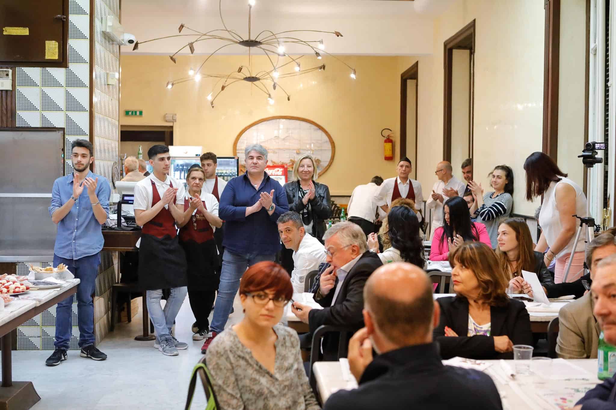 Alla Pizzeria Trianon pizza, vino e baccalà per il “Wine and The City 2018”