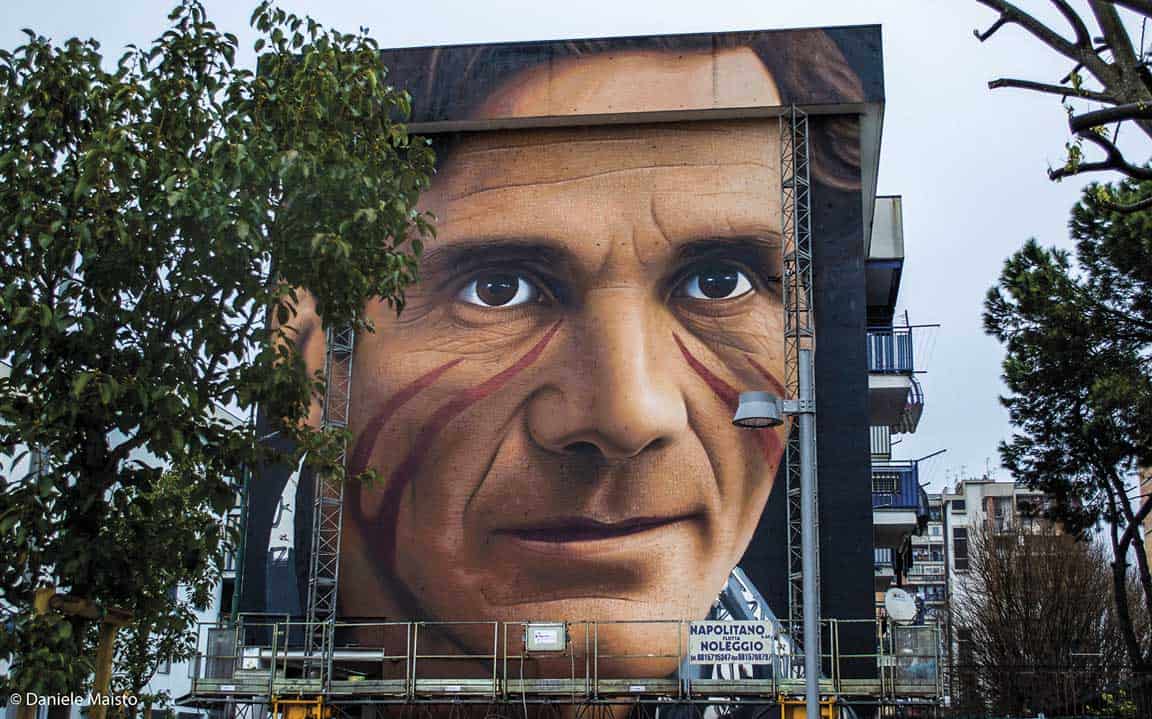 La street art di Jorit incontra Pier Paolo Pasolini