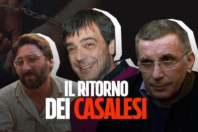 Il ritorno del clan dei Casalesi: boss e affiliati di nuovo liberi