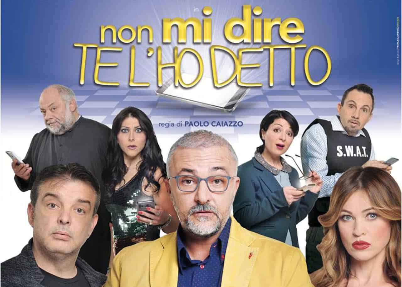 “Non mi dire te l’ho detto”, Paolo Caiazzo debutta al Teatro Augusteo