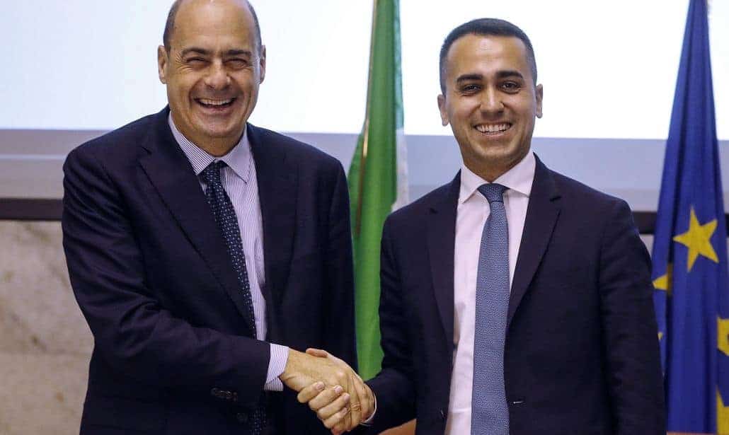 Accordo 5 stelle e Pd: lavori in corso