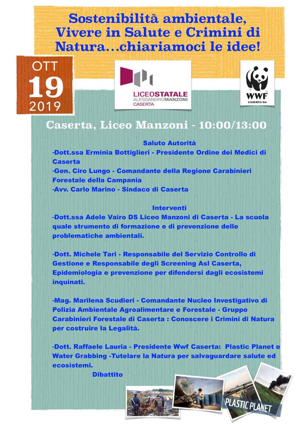 WWF, convegno al Liceo Manzoni di Caserta