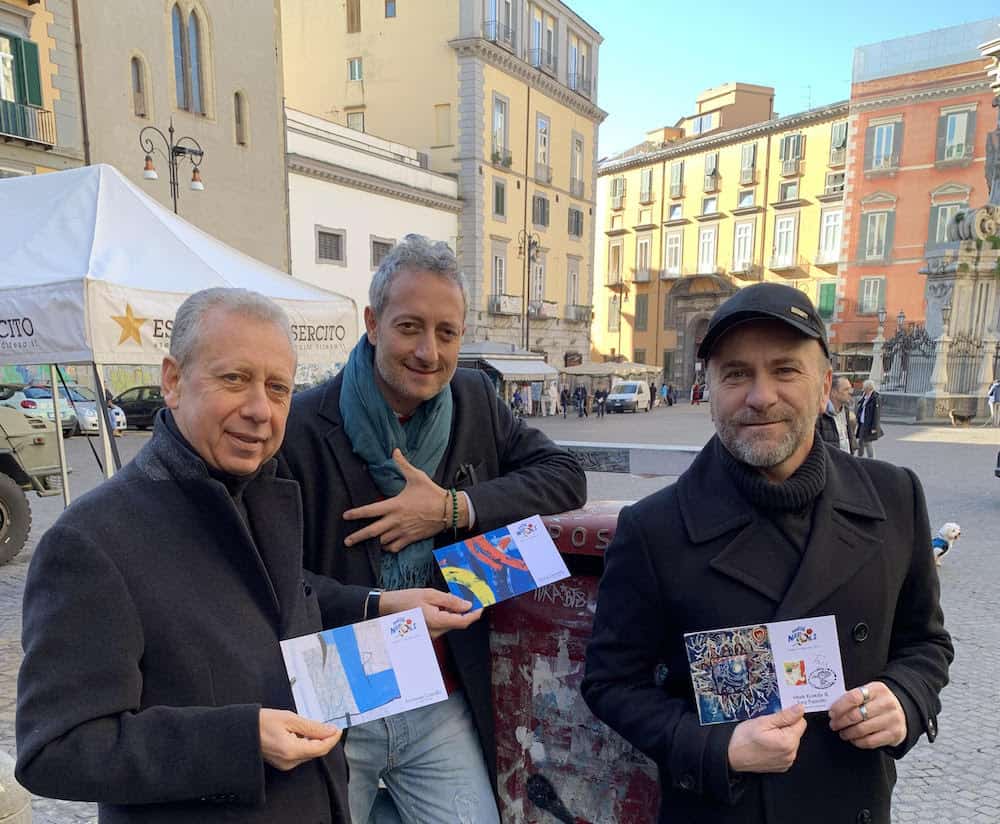 Partite da Napoli le cartoline artistiche della Notte d'arte
