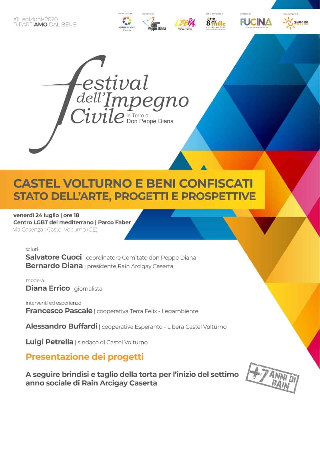 Festival dell’Impegno Civile tra Castel Volturno e Aversa