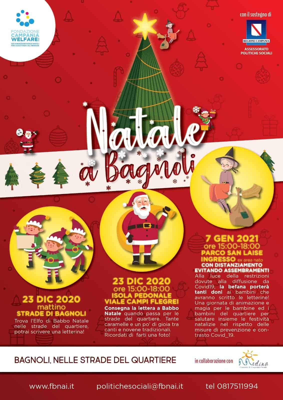 "Natale a Bagnoli": l'iniziativa di Fondazione Campania Welfare