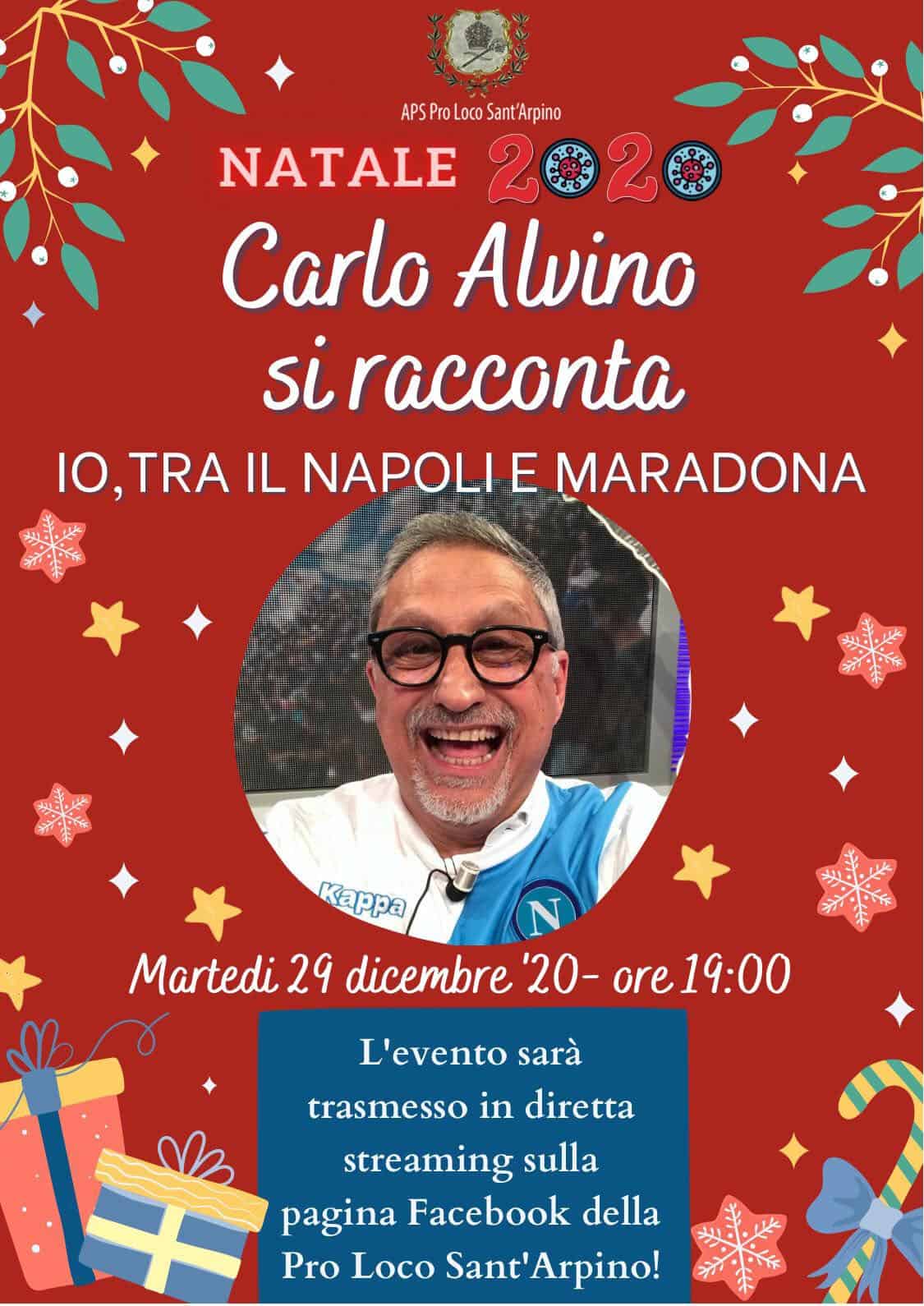 Carlo Alvino ospite del Natale a Sant'Arpino organizzato dalla Pro Loco
