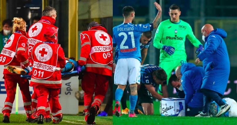 Atalanta - Napoli finisce 4 a 2, gli azzurri sempre più in emergenza