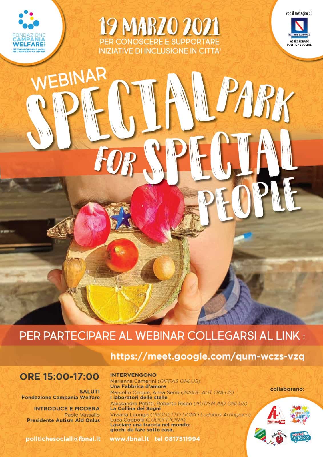 SPECIAL PARK FOR SPECIAL PEOPLE – Webinar sull’autismo