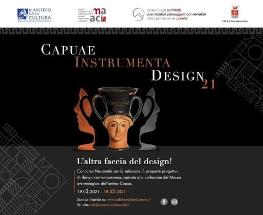 Capuae Instrumenta Design 2021, indetto concorso design contemporaneo