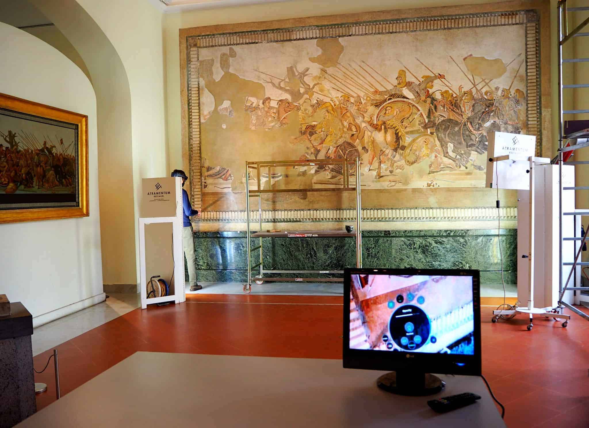 Il restauro del “Gran Mosaico”