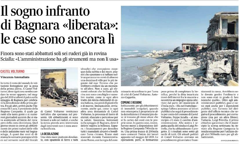 Il sogno infranto di Bagnara "liberata": le case sono ancora lì