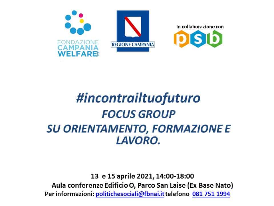 Fondazione Campania Welfare: azioni di contrasto al disagio adolescenziale