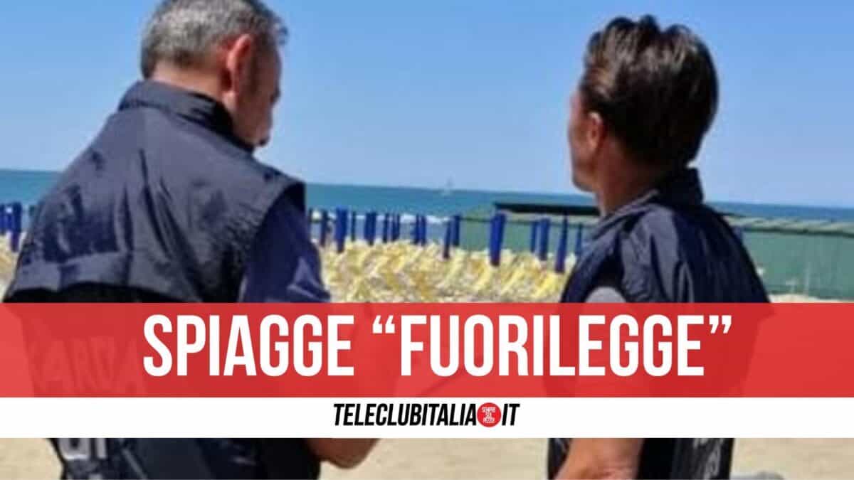 Castel Volturno, sequestro lidi abusivi