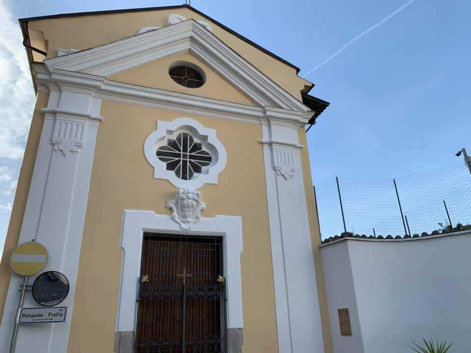 Santa Maria C.V., consegnata la facciata della Chiesa della Madonna del Rosario