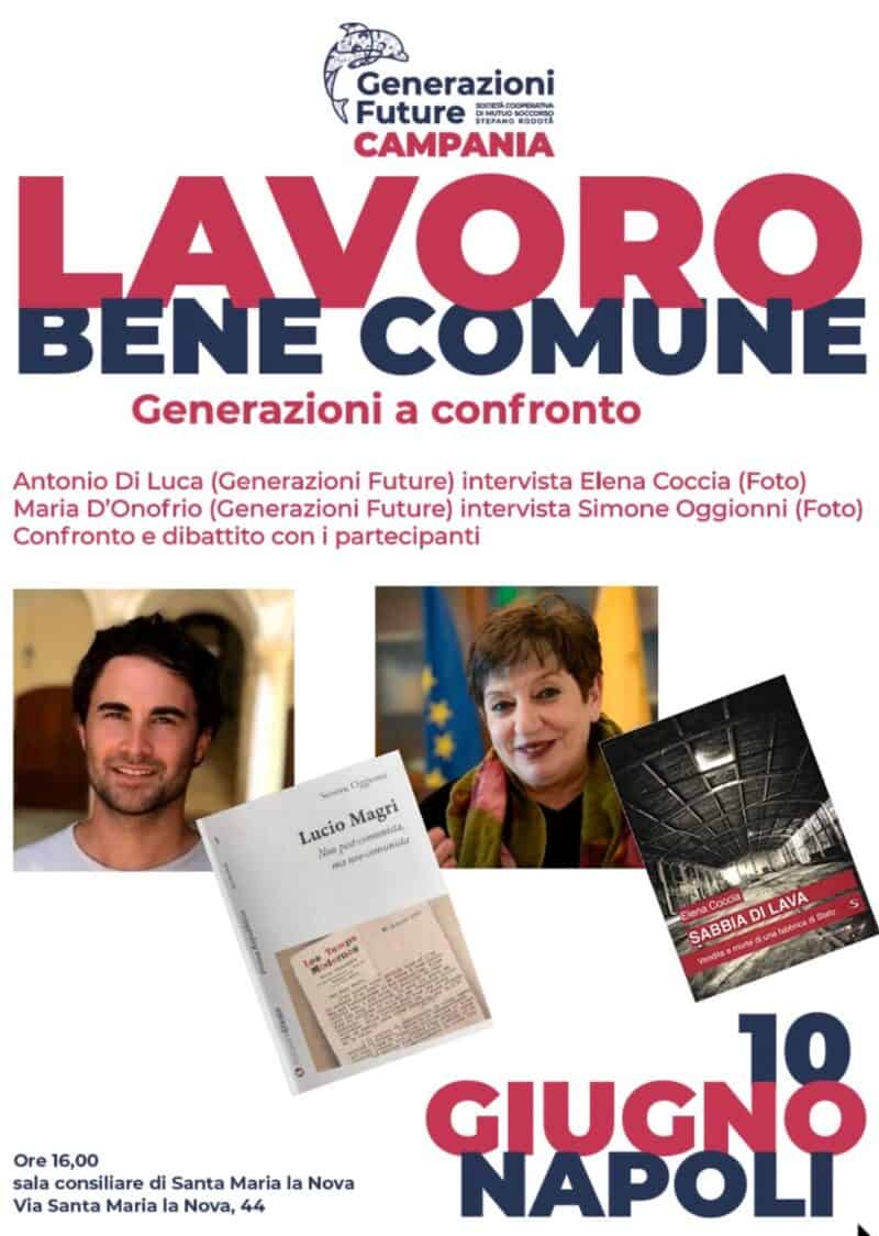 Napoli, "Lavoro bene comune": l'incontro giovedì 10 giugno