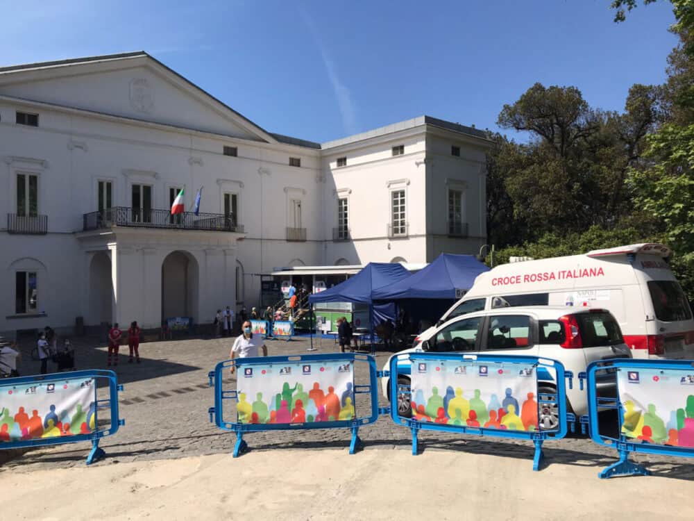 Villa Floridiana: continua la campagna vaccinale con il record di adesioni