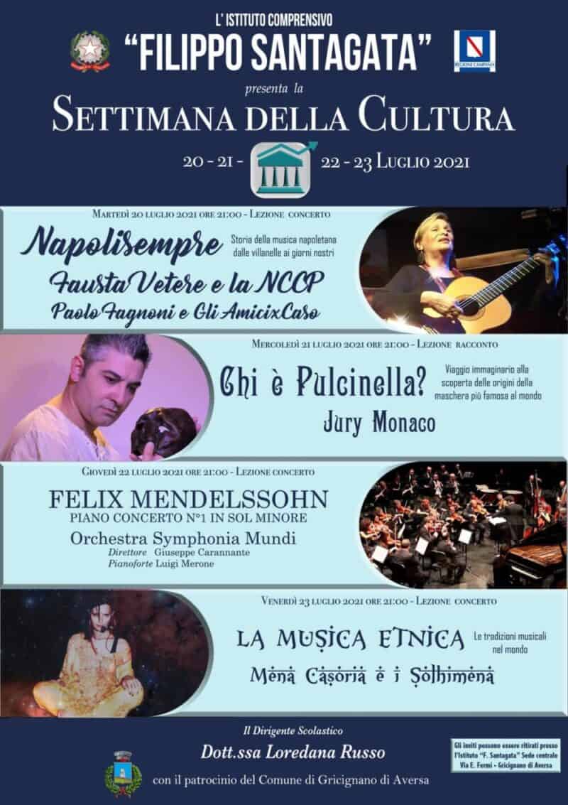 A Gricignano la prima “Settimana della Cultura”