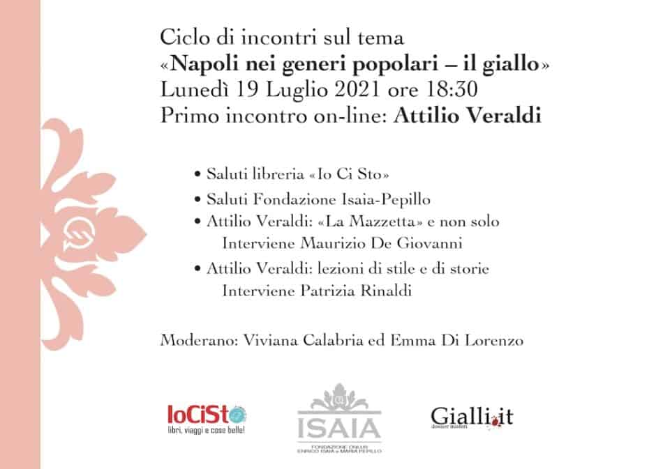 Ciclo di incontri sul giallo napoletano a cura della Fondazione Isaia e di IoCiSto