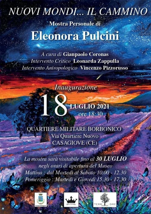 Con “Nuovi Mondi…il cammino" la mostra al Quartiere Militare Borbonico di Casagiove