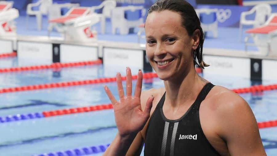 Federica Pellegrini a Napoli con l'International Swimming League