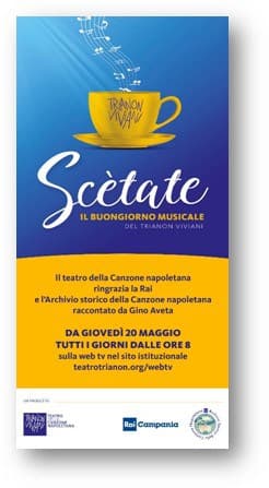 Il programma "Scètate" del Trianon Viviani arriva a Radio Rai