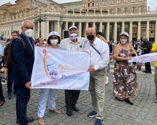 Fap Acli Caserta alla Messa del Santo Padre per la Giornata mondiale dei nonni e degli anziani
