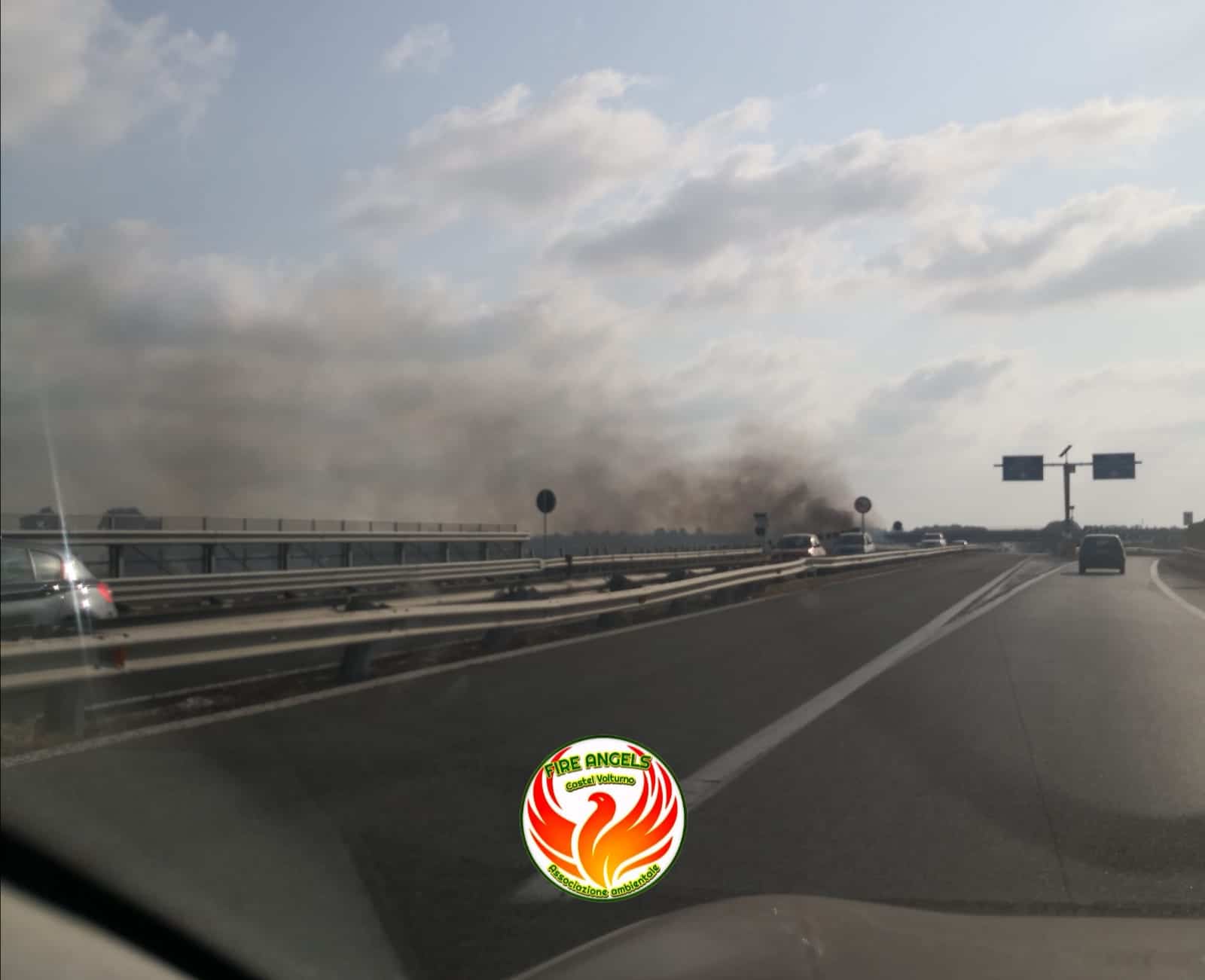 Castel Volturno - S.O.S ancora incendi tossici ...ci stanno uccidendo!!!