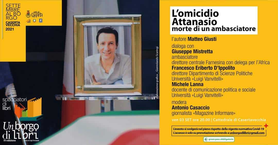 "L'omicidio Attanasio. Morte di un ambasciatore": la presentazione-evento a Casertavecchia