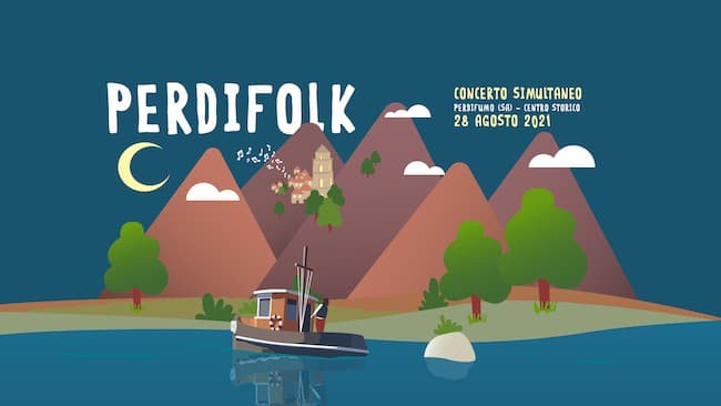 Roberto Colella e Tommaso Primo alla I edizione del Perdifolk