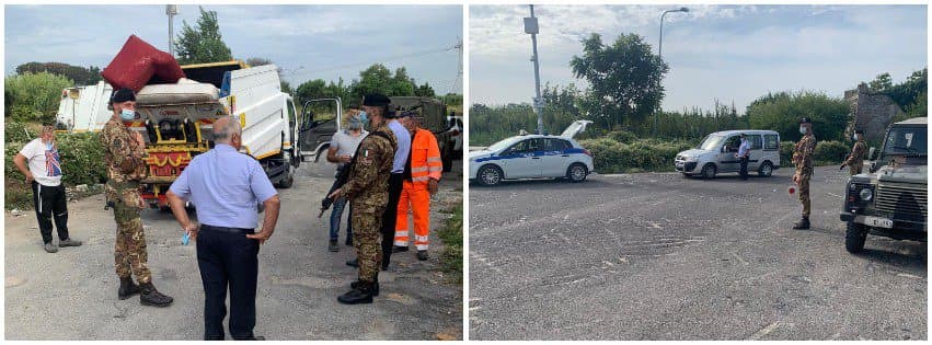 Terra dei Fuochi - report settimanale: 9 roghi, 6 veicoli sequestrati