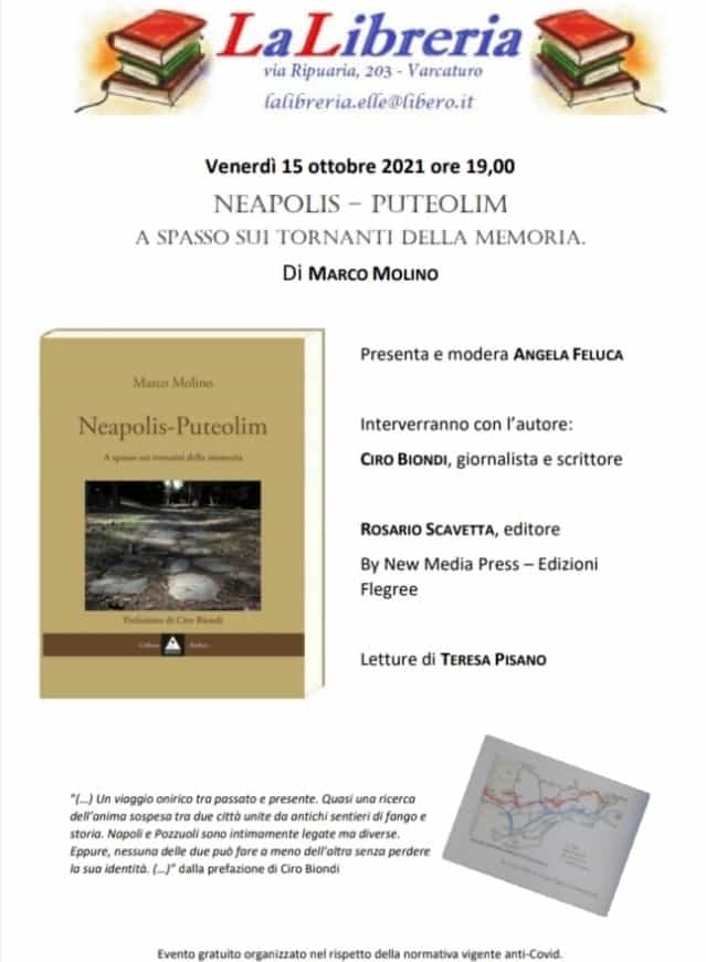 “Neapolis – Puteolim”: alla “Libreria”di Varcaturo presentazione del libro