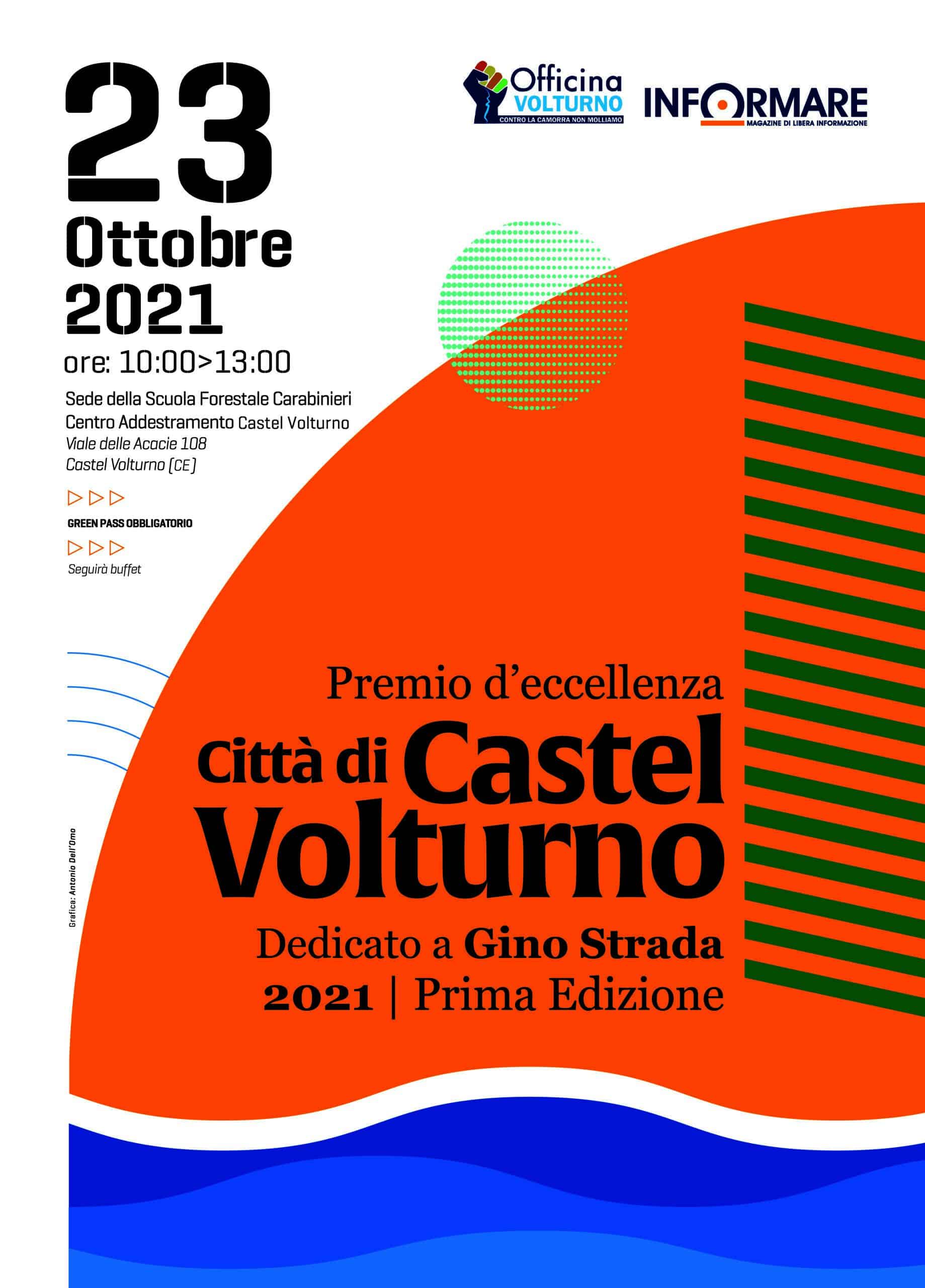 Premio d'Eccellenza "Città di Castel Volturno": al via la 1° Edizione