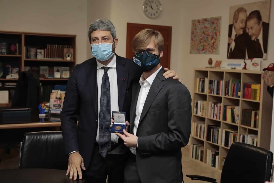Premio d'eccellenza Città di Castel Volturno - Visita del Presidente Roberto Fico in Redazione 2