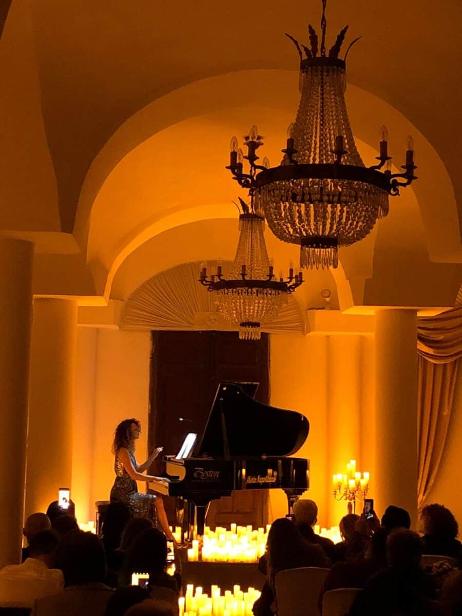 Candlelight a Villa Domi, Baldini: "Musica, corpo ed anima un'unica cosa"
