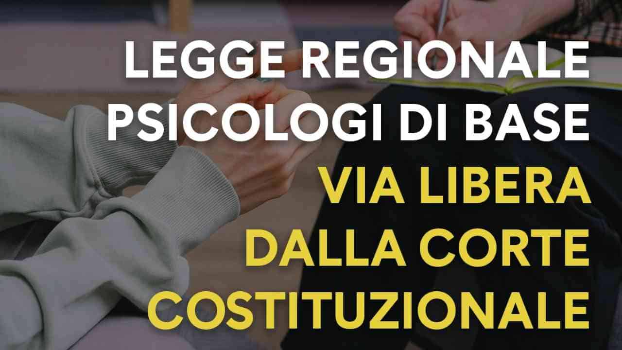 Psicologo di base in Campania, arriva il "Si"
