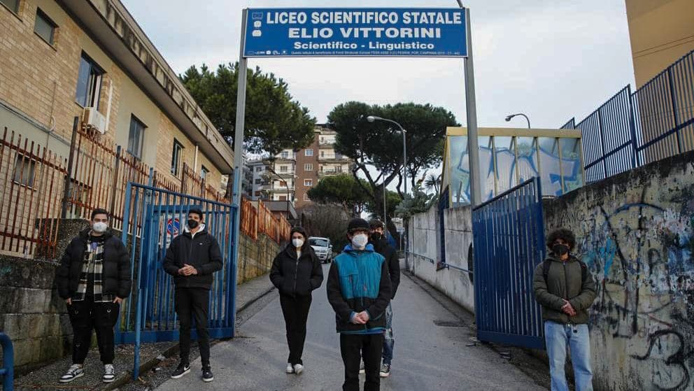 Studenti Scuola Napoli Protesta Sicurezza