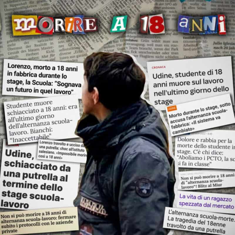 Studente morto a 18 anni, non si può morire di scuola-lavoro!